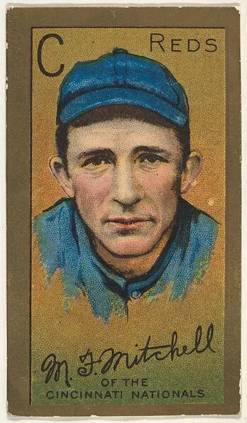 Michael Mitchell, Cincinnati Reds, National League, from the "Baseball Series" (Gold Borders) set (T205) issued by the American Tobacco Company — American Tobacco Company