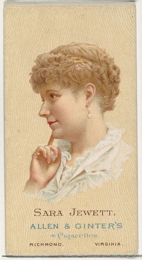 Sara Jewett, from World's Beauties, Series 2 (N27) for Allen & Ginter Cigarettes