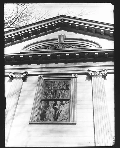 [Gable and Window of Greek Revival House, Cherry Valley, New York]