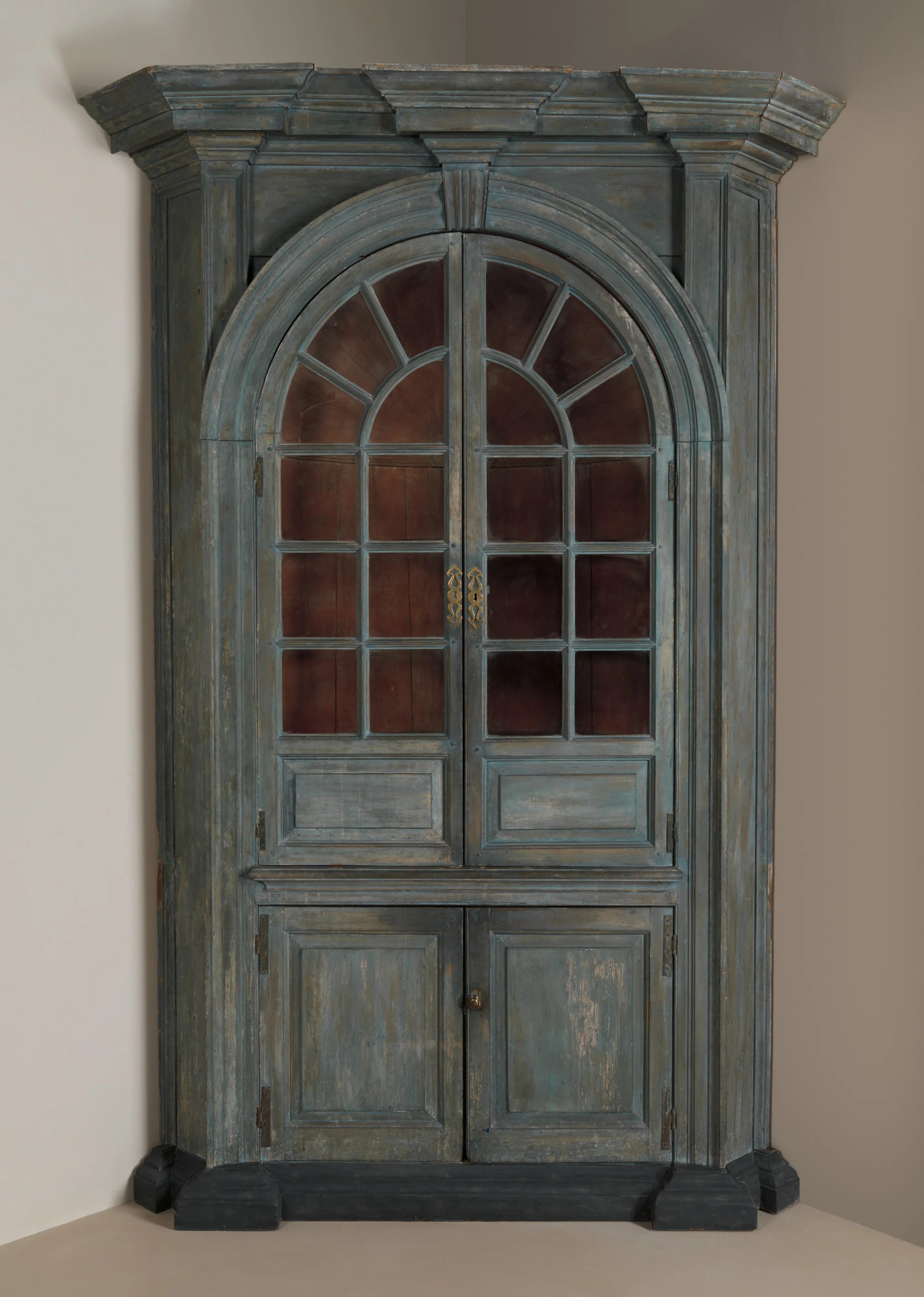 Corner cupboard from a House in Lancaster County, Pennsylvania — Unknown