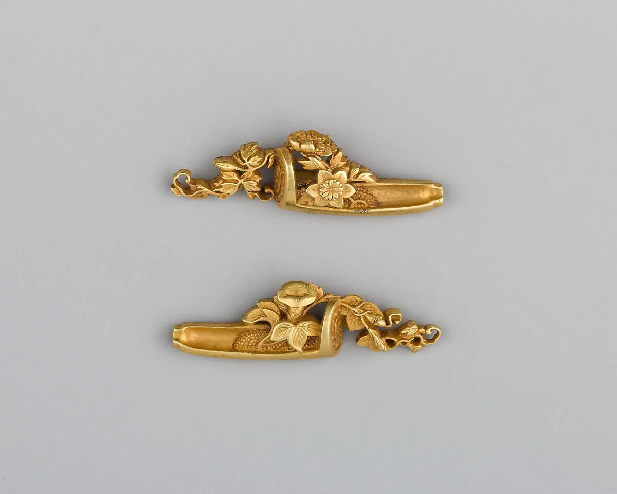 Pair of Sword-Grip Ornaments (Menuki) — Unknown