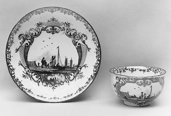 Saucer — Meissen Manufactory
