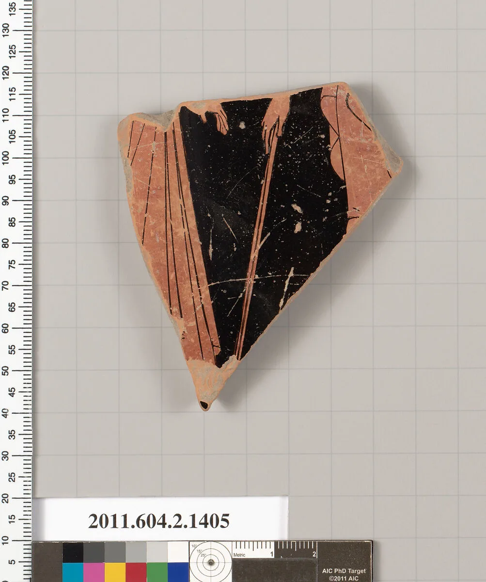 Terracotta fragment of a skyphos (deep drinking cup) — Unknown