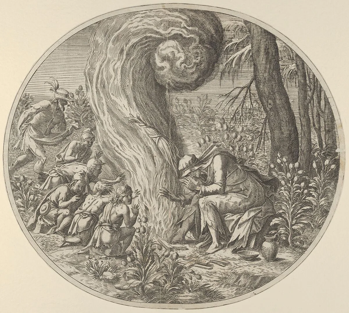 Sloth, from the "Seven Deadly Sins" — Léon Davent|Luca Penni