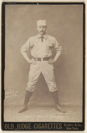Abner Frank Dalrymple, Left Field, Pittsburgh, from the series Old Judge Cigarettes