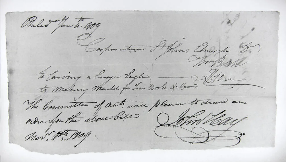 Bill of Sale — William Rush