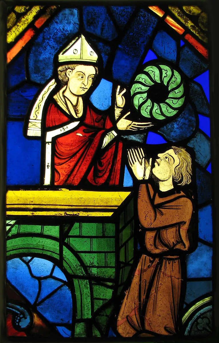 Archbishop Gauthier Cornut of Sens Displaying the Crown of Thorns — Unknown