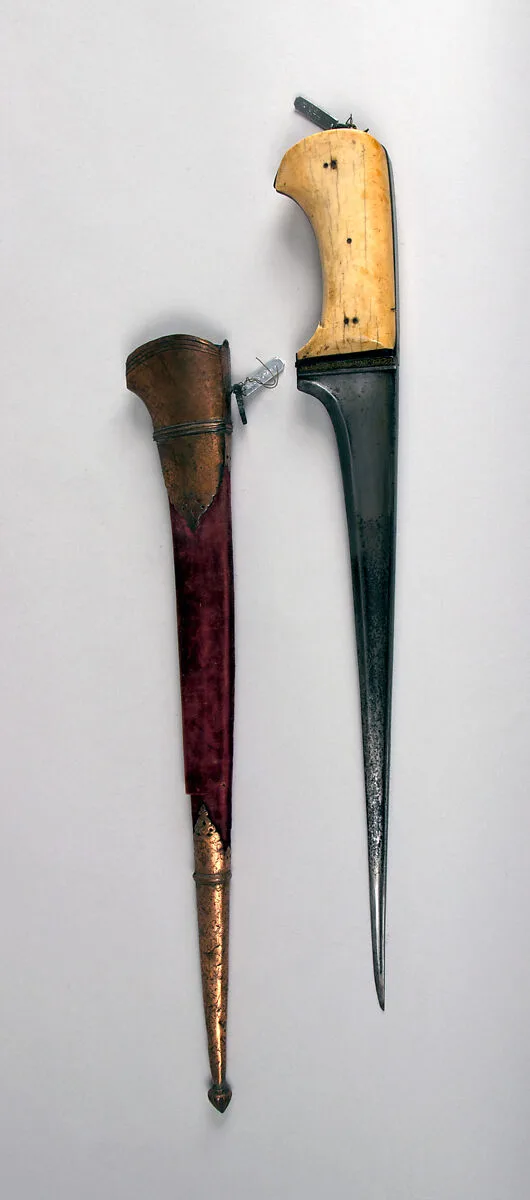 Dagger (Pesh-kabz) with Sheath — Unknown
