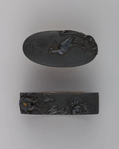 Sword-Hilt Collar and Pommel (Fuchigashira)