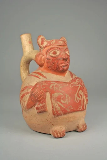 Bottle, Figure Showing Tunic