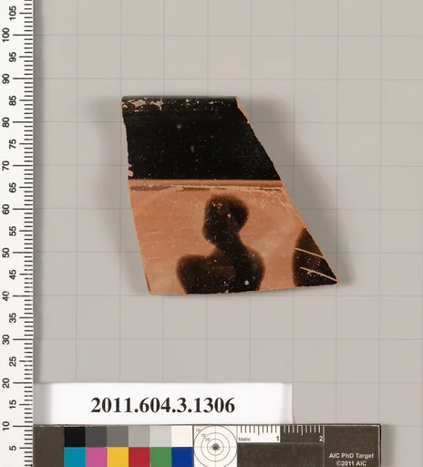 Terracotta rim fragment of a skyphos (deep drinking cup)