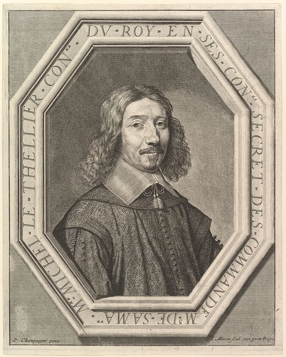 Michel Le Tellier conseiller du roi — Jean Morin|Philippe de Champaigne