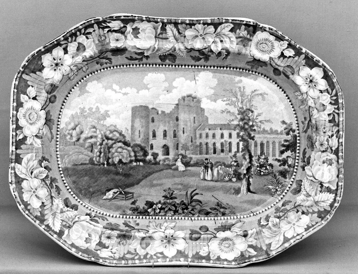 Platter — A. Stevenson, Cobridge