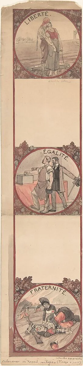 Liberté, Egalité, Fraternité — Félicien Rops