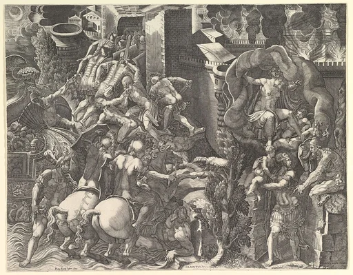 The Fall of Troy and the Escape of Aeneas