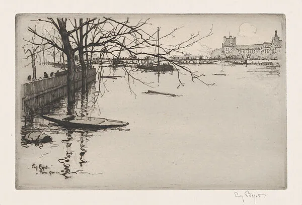 The Paris Flood — Eugène Béjot