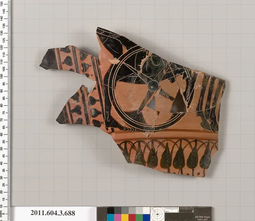 Terracotta fragment of a hydria (water jar)