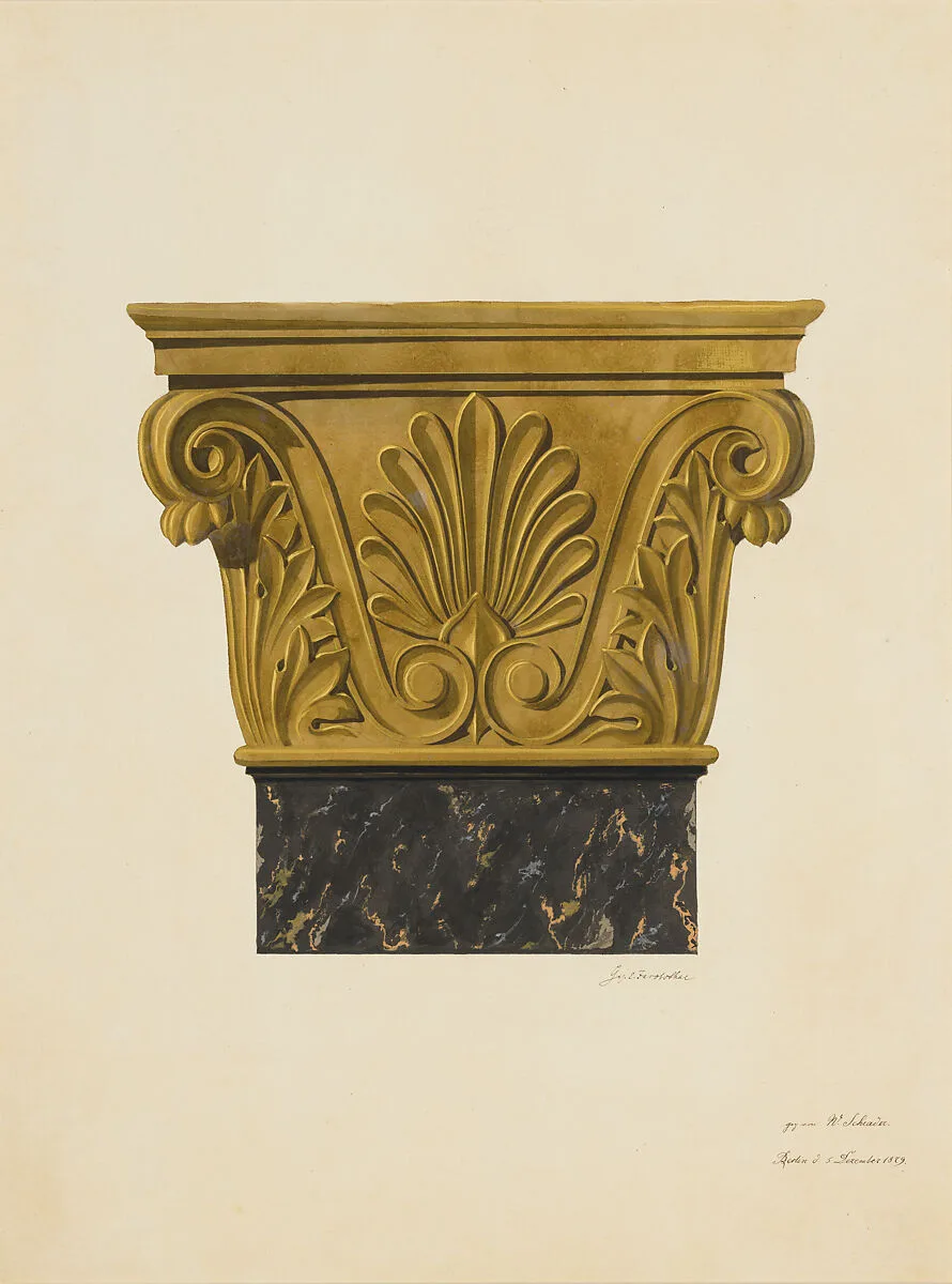 The Gold Capital of a Column — W. Schrader|Johann Eduard Jacobsthal