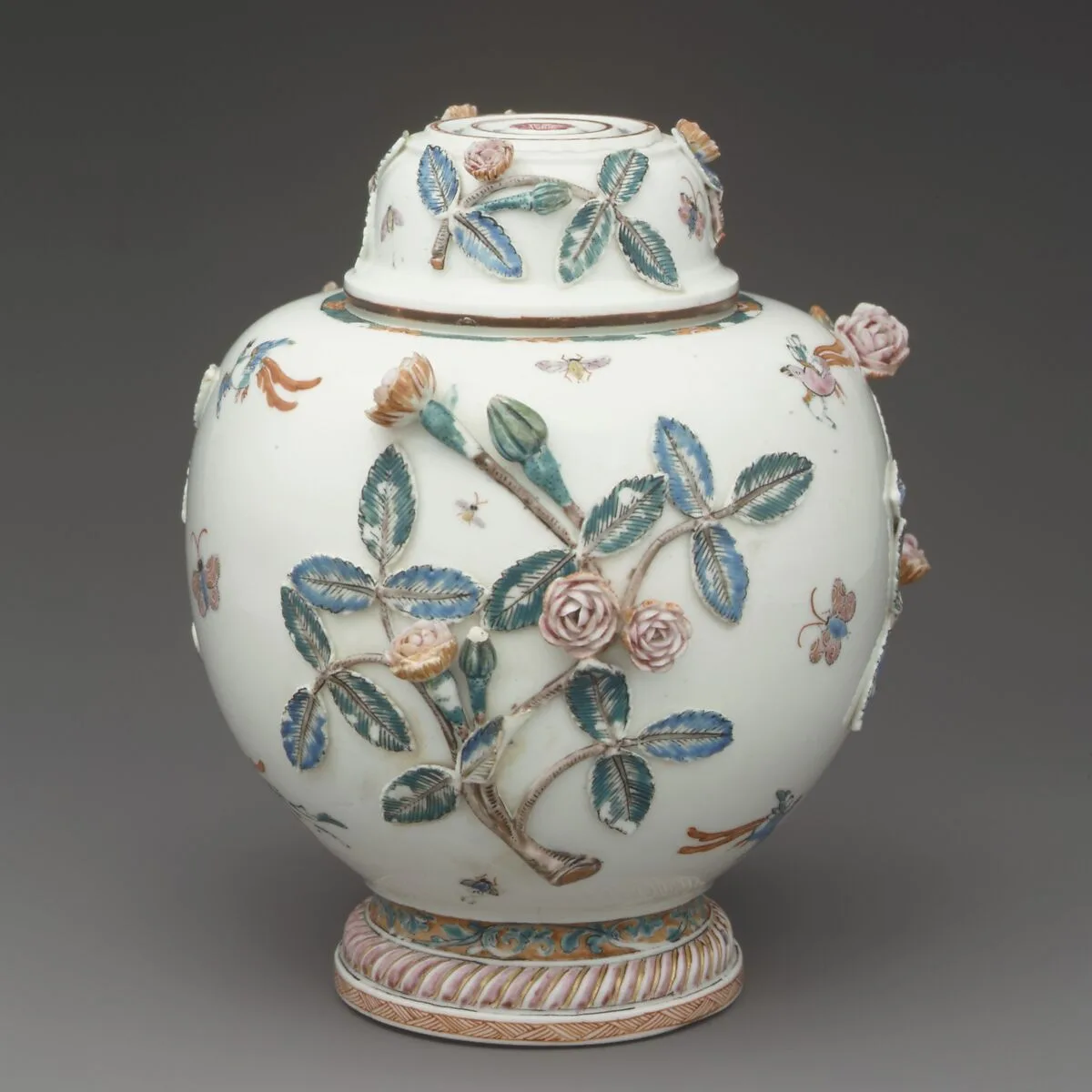 Vase with cover — Meissen Manufactory|Böttger Period