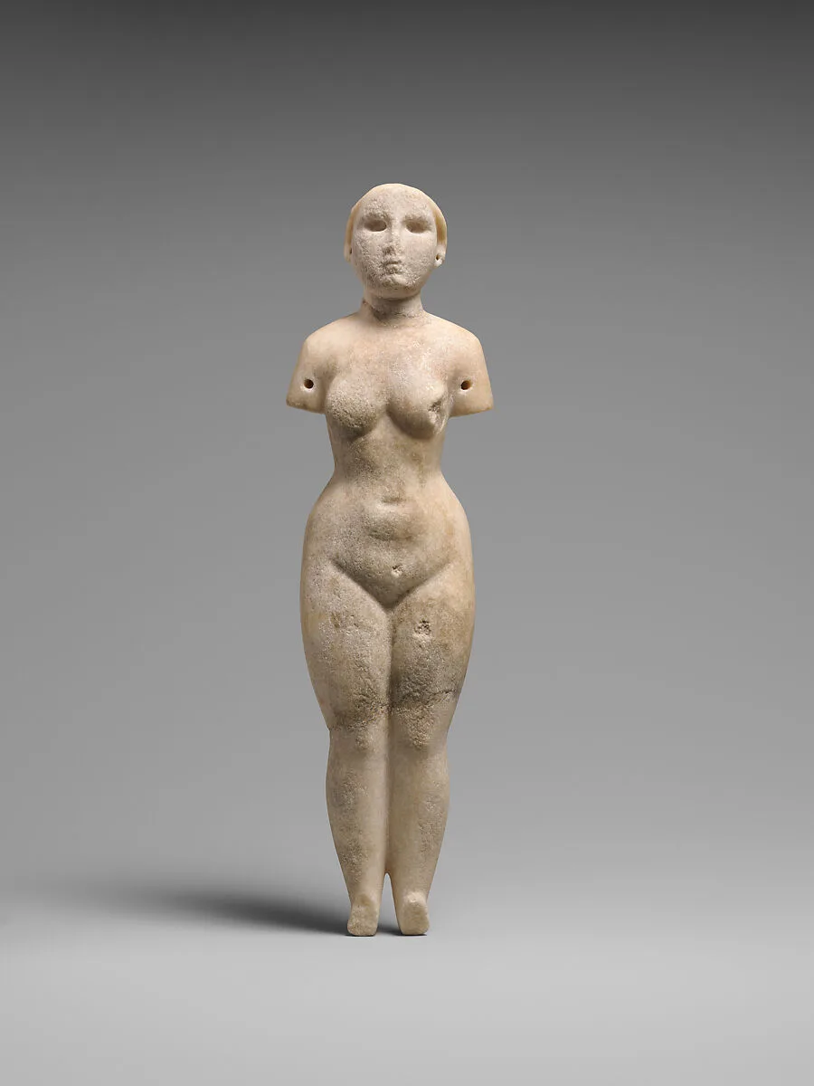 Figure of a standing woman — Unknown