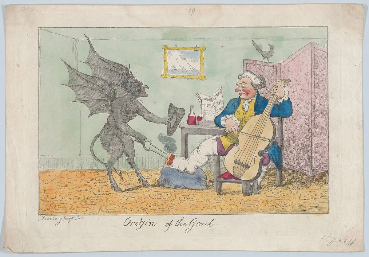 Origin of the Gout — Henry William Bunbury
