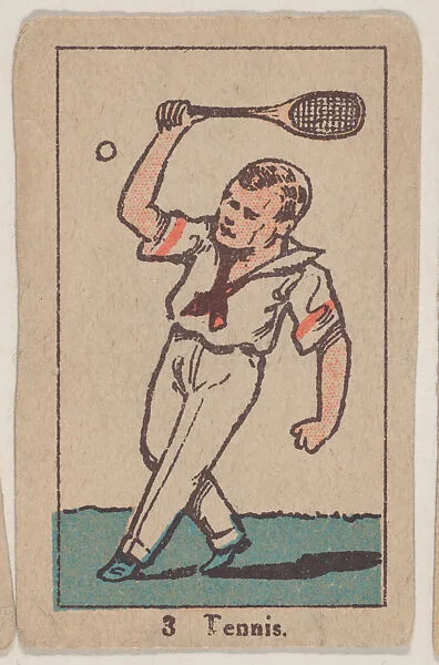Tennis #3 from the Sports Drawings series (W542) — Unknown