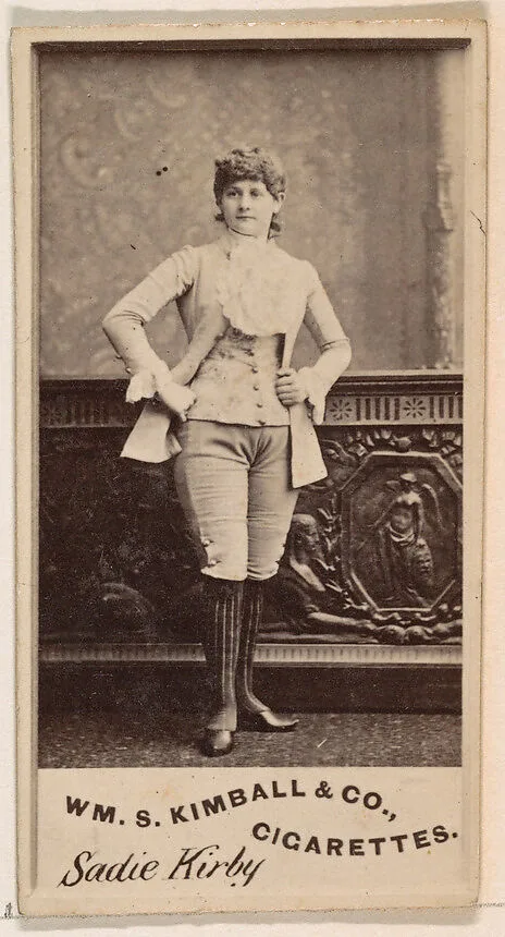 Sadie Kirby, from the Actresses series (N203) issued by Wm. S. Kimball & Co. — William S. Kimball & Company