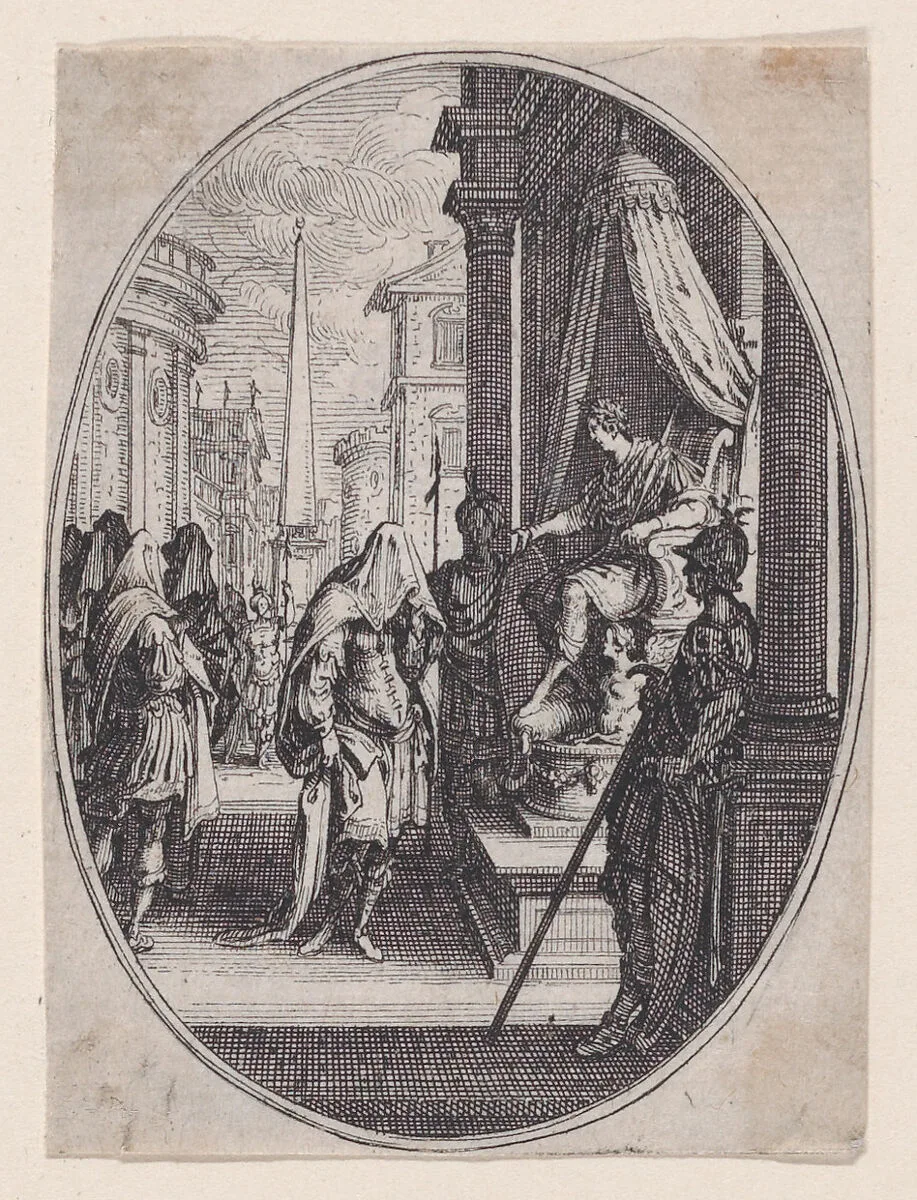 Le Culte des Hommes (The Worship of Men), from Les Sacrifices (The Sacrifices) — Jacques Callot