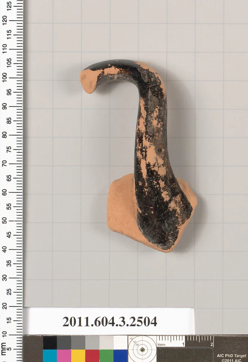 Terracotta fragment of a kylix (drinking cup) — Unknown