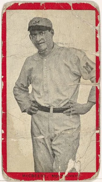 McCreery, Montgomery, Southern Association, from the Baseball Players (Red Borders) series (T210) issued by Old Mill Cigarettes — Old Mill Cigarettes, Virginia