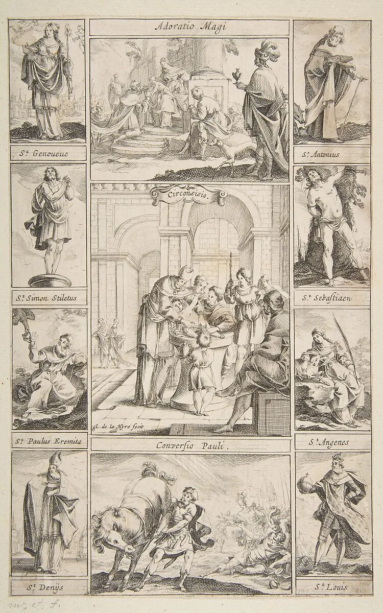 Circumcision — Laurent de La Hyre