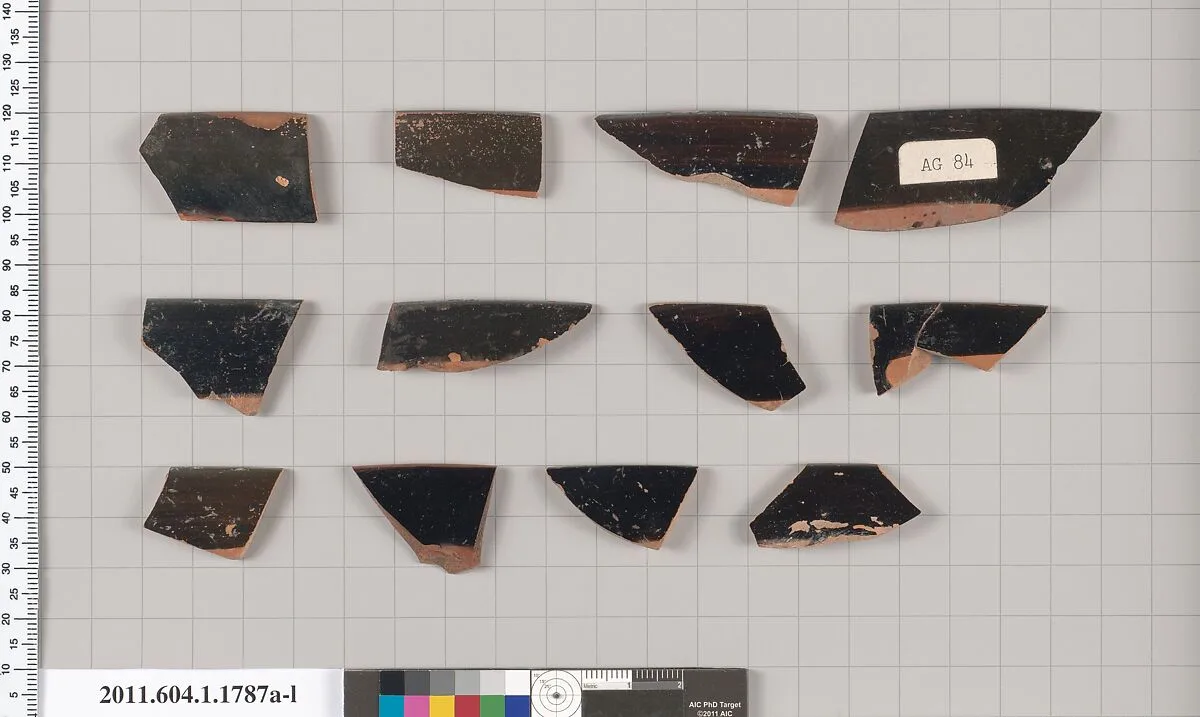 Terracotta rim fragments of kylikes(drinking cups) — Unknown