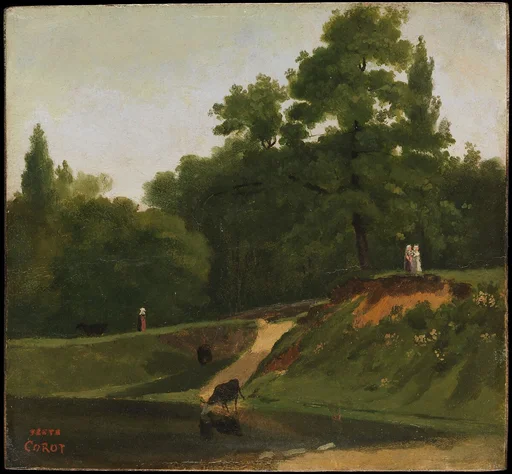 Banks of the Stream near the Corot Property, Ville d'Avray