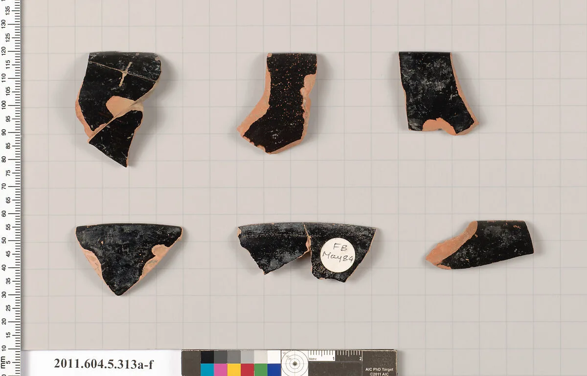 Terracotta rim fragments of kylikes (drinking cups) — Unknown
