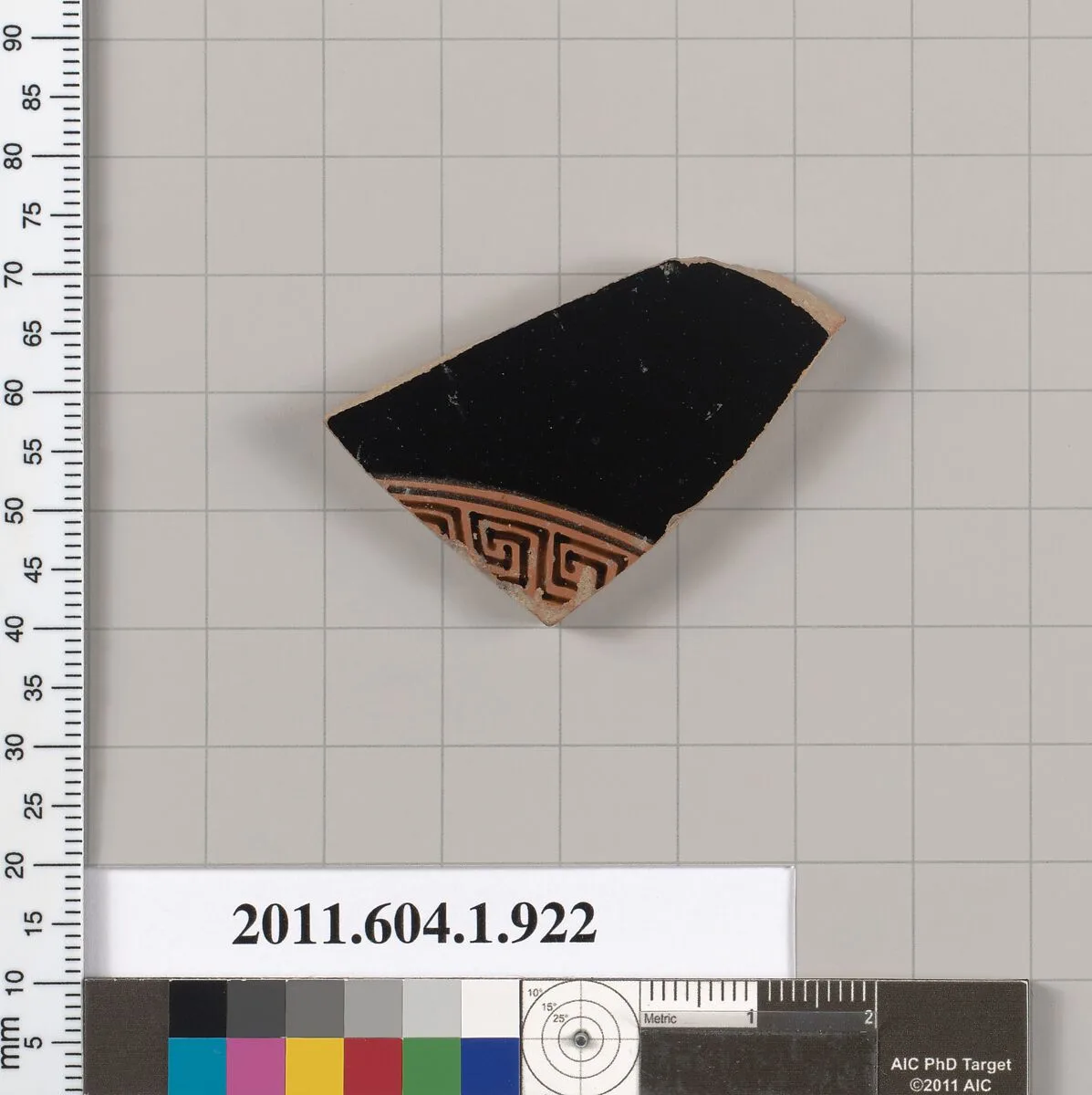 Terracotta fragment of a kylix (drinking cup) — Unknown