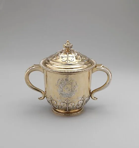 Two-handled cup with cover — Elkington & Co.