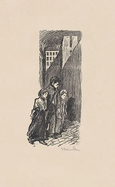 Dans la Vie (Proof for Book Illustration) — Théophile-Alexandre Steinlen