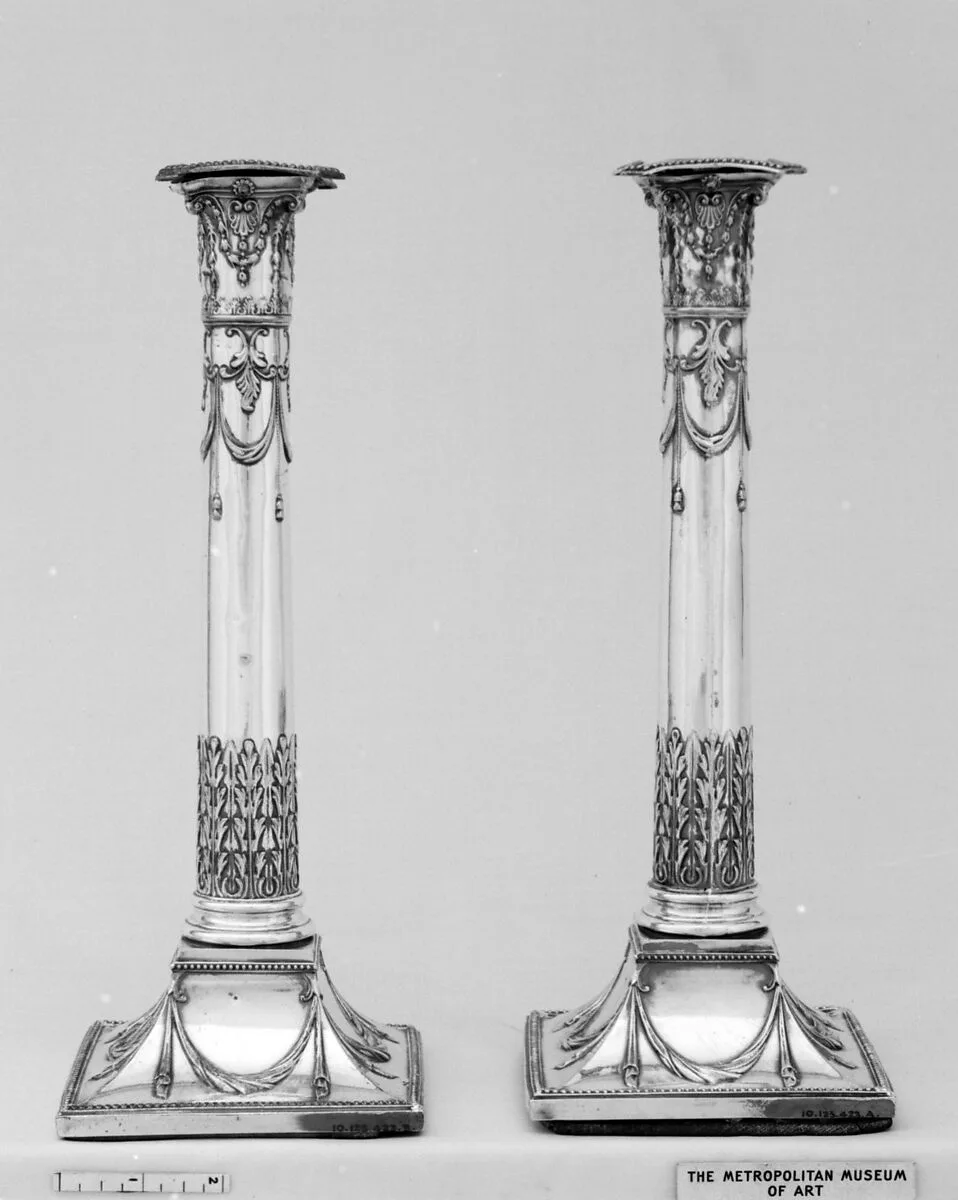 Candlestick (one of a pair) — Unknown