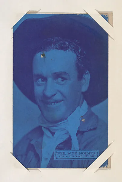 Pee Wee Holmes from Western Stars or Scenes Exhibit Cards series (W412) — Unknown