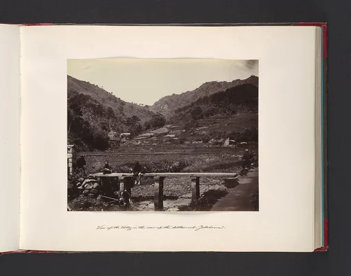View up the Valley in the Rear of the Settlement, Yokohama