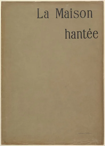 Brown Paper Cover (wrapper) for the series, The Haunted House (La Maison Hantée)