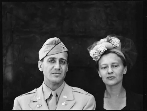 [Unidentified Couple on Roof of 441 East 92nd Street Apartment Building?, New York City]