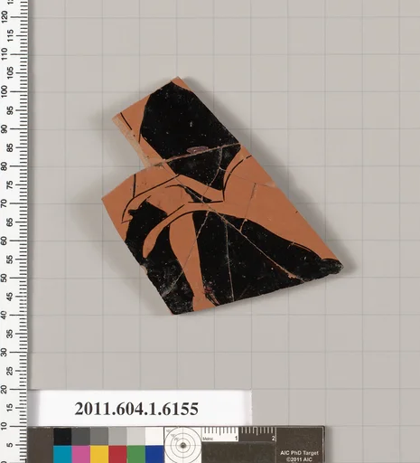 Terracotta fragment of a kylix (drinking cup)