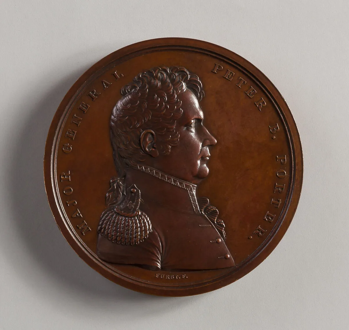 Medal of Major General Peter B. Porter — Moritz Fürst