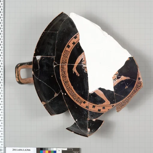 Terracotta fragment of a kylix (drinking cup)