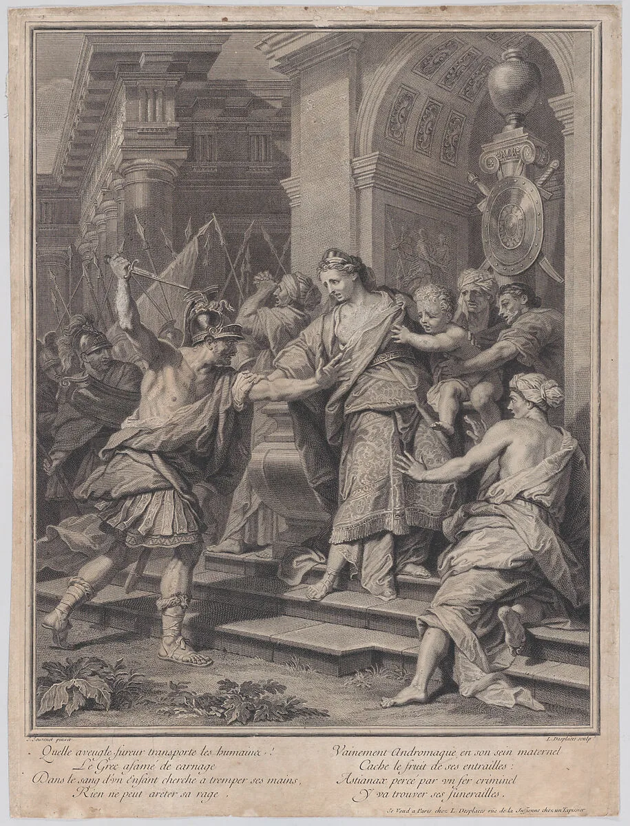 Astyanax taken from Andromache — Jean-Baptiste Jouvenet|Louis Desplaces