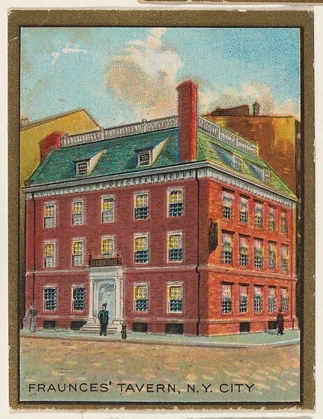 Frances' Tavern, New York City, from the "Historic Homes" series (T69), issued with Helmar Cigarettes by S. Anargyros Tobacco Company — S. Anargyros Tobacco Company