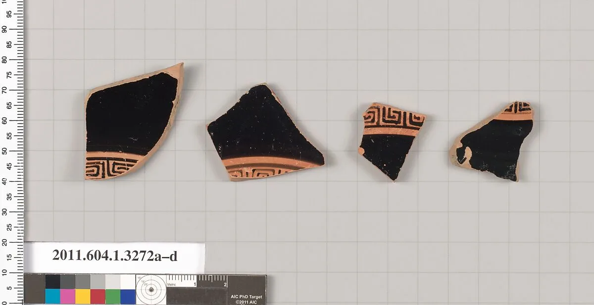Terracotta fragments of kylikes (drinking cups) — Unknown