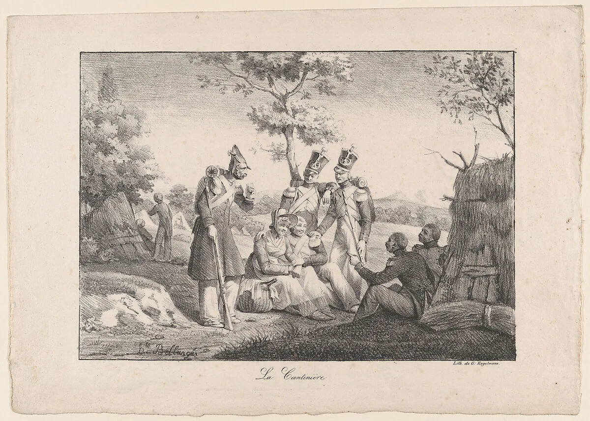 The Lunch Lady — Godefroy Engelmann|Hippolyte Bellangé