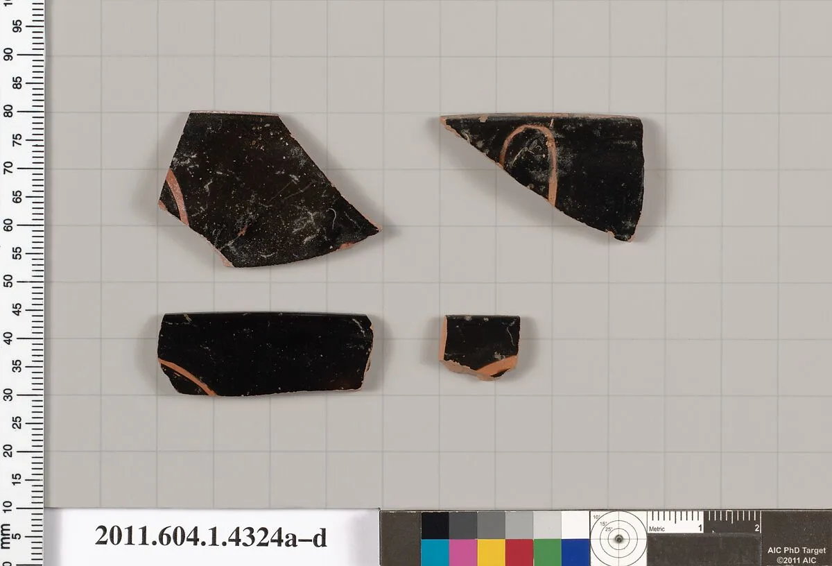 Terracotta rim fragments of kylikes (drinking cups) — Unknown